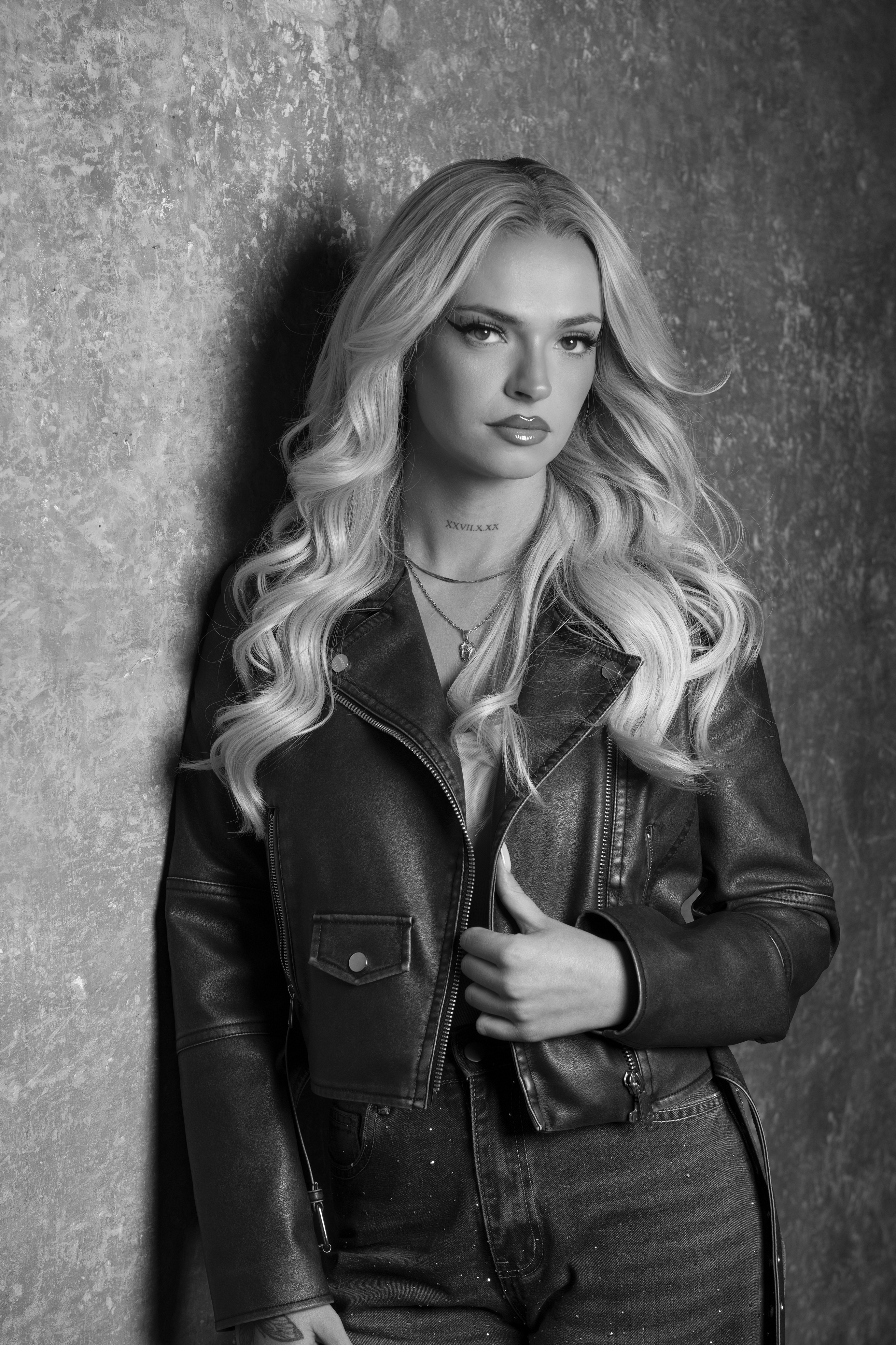 Portrait noir et blanc paris people photographe